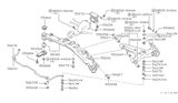 Diagram for Infiniti M30 Crossmember Bushing - 55476-56S00