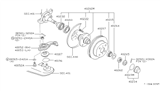 Diagram for 1991 Infiniti M30 Wheel Seal - 40232-41L00