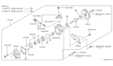 Diagram for 1991 Infiniti M30 Power Steering Pump - 49110-F6600