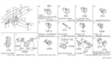 Diagram for 1991 Infiniti M30 Hazard Warning Switch - 25290-F6100