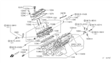 Diagram for 1990 Infiniti M30 Cylinder Head - 11090-85E00