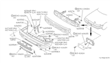 Diagram for 1991 Infiniti M30 Bumper - 62022-F6625