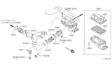 Diagram for Infiniti M30 Mass Air Flow Sensor - 22680-16V00