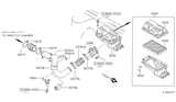 Diagram for 1991 Infiniti M30 Air Duct - 16578-V5011