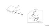 Diagram for 1990 Infiniti M30 Side Marker Light - B6110-F6600