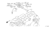 Diagram for 1990 Infiniti M30 EGR Valve - 14710-01P12