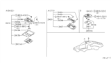 Diagram for 1991 Infiniti M30 Interior Light Bulb - 26411-W1000