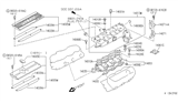 Diagram for 1992 Infiniti M30 Intake Manifold Gasket - 14033-88G00