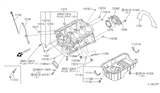 Diagram for Infiniti Oil Pan Gasket - 11121-22P00