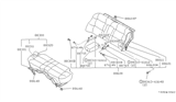 Diagram for Infiniti M30 Armrest - 88700-F6601