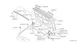 Diagram for 1991 Infiniti M30 Hood Hinge - 65400-F6610