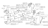 Diagram for 1991 Infiniti M30 Door Handle - 80670-F6102