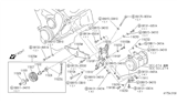 Diagram for 1993 Infiniti J30 A/C Idler Pulley - 11927-42L01