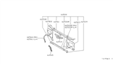 Diagram for 1990 Infiniti M30 Radiator Support - 62510-F6620