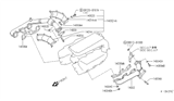 Diagram for 1992 Infiniti M30 Exhaust Manifold - 14002-F6610