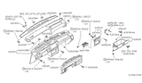 Diagram for 1992 Infiniti M30 Glove Box - 68500-F6621