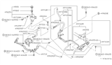 Diagram for 1992 Infiniti M30 Power Steering Hose - 49725-F6601