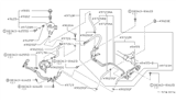 Diagram for 1990 Infiniti M30 Power Steering Hose - 49725-F6601