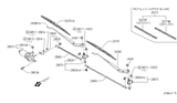 Diagram for Infiniti M30 Wiper Pivot - 28842-F6600