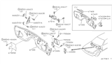 Diagram for Infiniti M30 Dash Panels - 67359-F6200