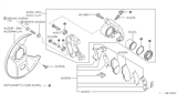 Diagram for Infiniti Brake Caliper Piston - 41121-01P00