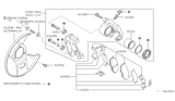 Diagram for Infiniti M30 Brake Pad Set - 41060-F6494