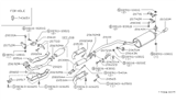 Diagram for 1990 Infiniti M30 Muffler Hanger Straps - 20721-55S02