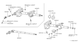 Diagram for 1992 Infiniti M30 Steering Shaft - 48820-F6620