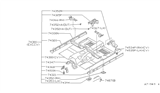 Diagram for Infiniti M30 Engine Mount Bracket - 74360-F6600