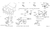 Diagram for 2000 Infiniti QX4 Oil Pressure Switch - 25240-89920