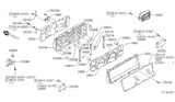 Diagram for 1990 Infiniti M30 Speedometer - 24820-F6601