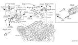 Diagram for Infiniti Thermostat Gasket - 11062-AR000