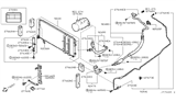 Diagram for Infiniti Q45 A/C Hose - 92479-AR000