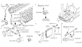 Diagram for Infiniti Q45 Knock Sensor - 22060-2Y000