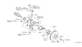 Diagram for Infiniti Q45 Wheel Hub - 43202-85F20