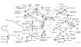 Diagram for Infiniti FX35 Control Arm Bolt - 55080-AG005