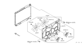 Diagram for 2006 Infiniti Q45 Radiator fan - 21486-AR710