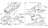 Diagram for 2004 Infiniti Q45 Yaw Sensor - 98805-AR200