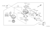 Diagram for Infiniti Cabin Air Filter - 27277-AR225