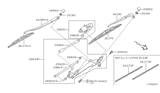 Diagram for Infiniti Q45 Wiper Motor - 28810-AR000