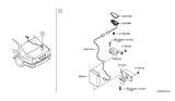 Diagram for Infiniti Q45 Antenna Cable - 28243-CW50A