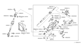 Diagram for Infiniti Power Steering Assist Motor - 48991-AR060