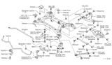 Diagram for 2003 Infiniti Q45 Rear Crossmember - 55400-AR001