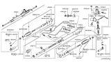 Diagram for Infiniti Q45 Tie Rod End - 48520-0P726
