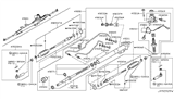 Diagram for 2006 Infiniti Q45 Rack and Pinion Boot - 48204-AL585