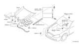 Diagram for Infiniti Q45 Hood - 65100-AR230