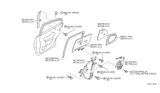 Diagram for 2003 Infiniti Q45 Window Motor - 82731-AR000