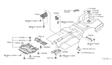 Diagram for 2004 Infiniti M45 Engine Cover - 75830-AR000