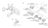 Diagram for 2006 Infiniti G35 Mirror Switch - 25570-AR205