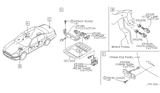 Diagram for 2004 Infiniti Q45 Power Window Switch - 25450-AR000